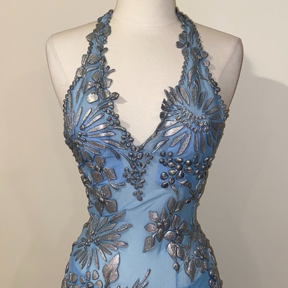 Ema Savahl  hand painted Gown in perfect condition - Picture 11 of 16